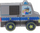 Lodër druri makinë policie Trefl Tiny Tails, me magnet