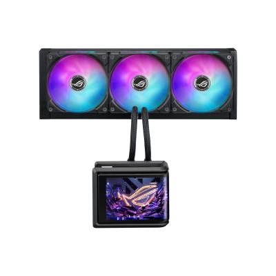 Ftohës uji për proçesor ASUS ROG Ryuo IV 360 ARGB, radiator 360 mm, 3x 120 mm, i zi
