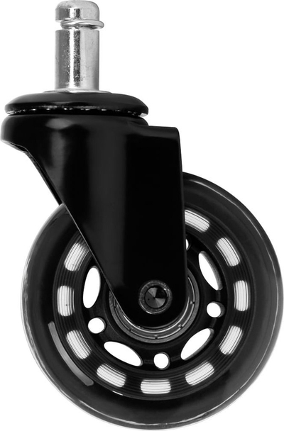 Rrota tabure Roll Speed, set me 5 copë, kushineta ABEC 7, me ngjyrë të zezë