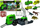 Set lodër kamion me dinosaurë Leantoys, transporter, me makina dhe helikopter, jeshil