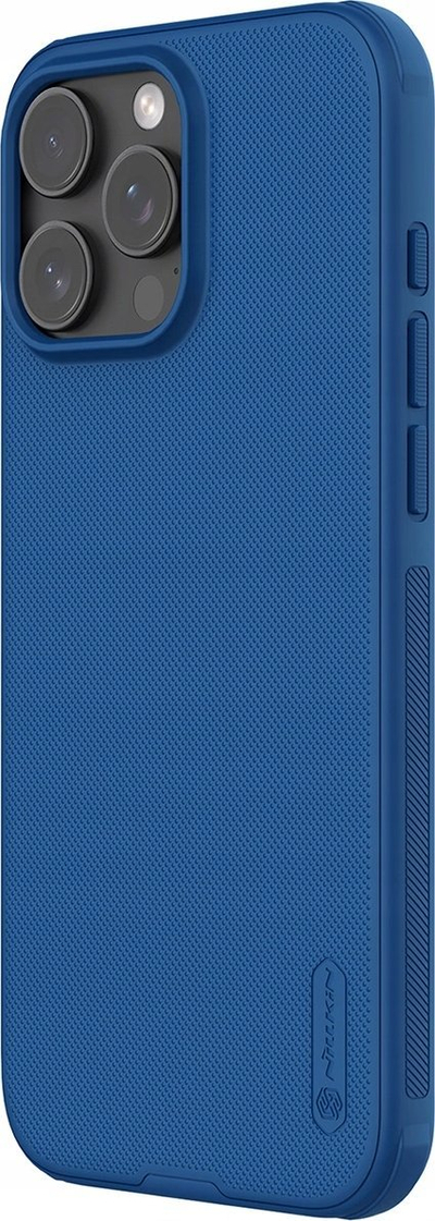 Kapak mbrojtës Nillkin Super Frosted PRO për iPhone 16 Pro, hard back cover, blu