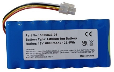 Bateri për vegla HUSQVARNA 5806833-01, 18V, 6.8Ah, Li-ion