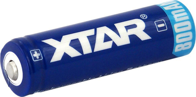 Bateri rikarikueshme Xtar 14500, 800mAh, 3.7V Li ion