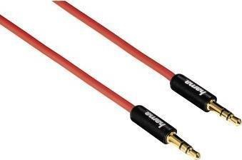 Kabllo audio Hama, 3.5mm mashkull-mashkull, 1.5m, e kuqe