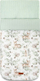 Qese gjumi për bebe Sensillo Waffle, 100x48 cm, me dre, e bardhë mente
