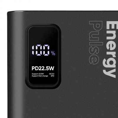 Powerbanka OBAL:ME EnergyPulse, 30000mAh, 22.5W, e zezë