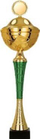 Kupë trofe Tryumf 9254/CP, 49cm, diametër 12cm, ari me jeshile