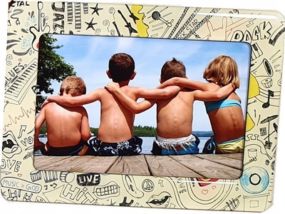 Сет магнетни рамки за фотографии Kodak Magnetic 6x4, 10x15cm, со 5 листови фотографска хартија