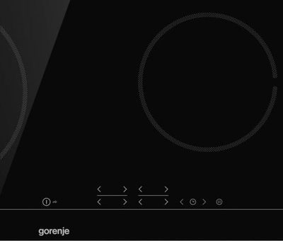 Електрична плотна Gorenje ECT641BSC, 4 зони за готвење, со допир, црна