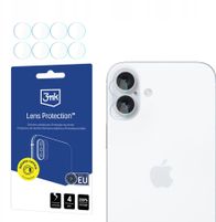 Mbrojtës kamere 3MK Lens Protect për Apple iPhone 17, set 4 copë, transparent