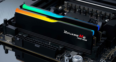 Memorie RAM G.Skill Ripjaws M5 RGB F5-6000J3238G32GX2-RM5NRK, 64GB DDR5, 6000MHz, e zezë