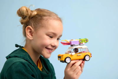 Lodër ndërtimi LEGO Friends 42659 Travel Car, set ndërtimi, shumëngjyrëshe
