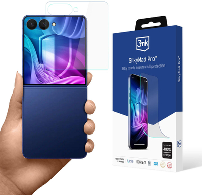 Mbrojtëse ekrani 3MK Silky Matt Pro për Samsung Galaxy Z Flip7, sipërfaqe mat, kundër gërvishtjeve