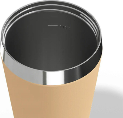 Gotë termike Sigg Helia Travel Mug, 450ml, çelik inox, pjeshkë e zbehtë