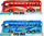 Lodër autobus qyteti Swede Bus Mix, plastik, për kalamaj 3+