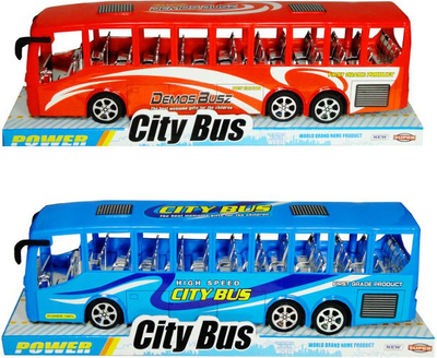 Lodër autobus qyteti Swede Bus Mix, plastik, për kalamaj 3+