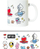 Filxhan Line Friends BT21, qeramik, 300 ml, me shumë ngjyra