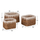 Set 3 shporta (HM4296), 40x30x25Hcm