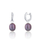JwL Luxury Pearls Тркалезни Сребрени Обетки JL0733