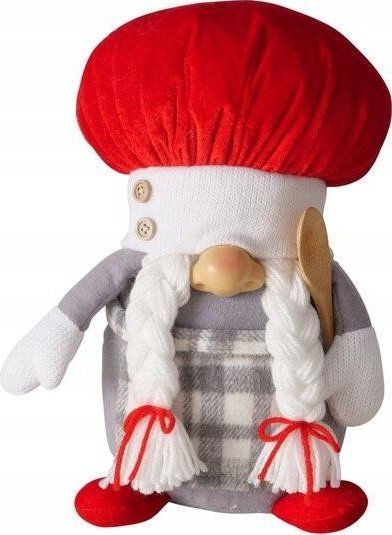 Figurinë tekstile dekorative Cooky Chef, 28 cm, shumëngjyrëshe