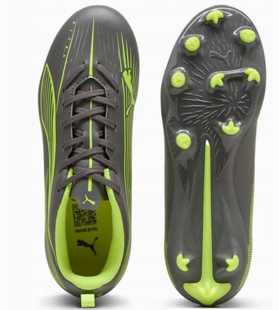 Këpucë futbolli Puma Ultra 5 Play Jr 108170-03, FG AG, për kalamaj, gri