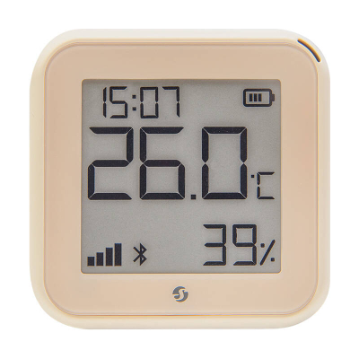 Sensor temperature dhe lagështie Shelly Plus H&T G3 M, Wi-Fi, Bluetooth, mocha