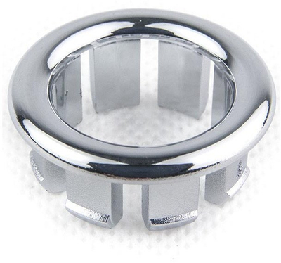 Unazë dekorative për lavaman AKC 508, 22mm, plastikë, krom