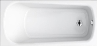 Vaskë drejtkëndëshe Cersanit Nao, 150x70 cm, e bardhë