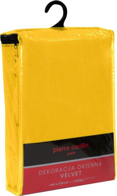 Perde kadife Eurofirany Pierre Cardin Velvet, 140 x 270 cm, ngjyrë mustardë
