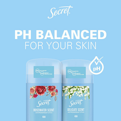 Antiperspirant i ngurtë Secret Rosewater Scent, 40 m
