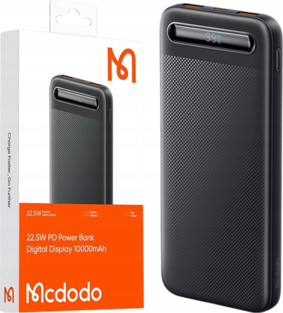 Powerbank Mcdodo Star Series, 10000mAh, 22.5W, me ekran digjital, i zi