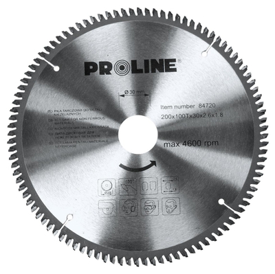 Sharrë rrethore Pro-Line 84725, 250 x 30 mm