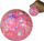Top antistres Hipo Glitter Flower, 6cm, squishy, rozë me xixa