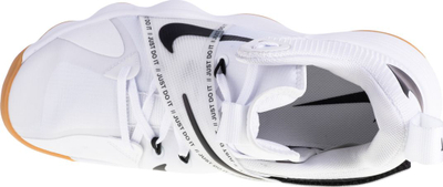 Atlete sportive Nike React Hyperset për sallë, UK 11, ngjyrë e bardhë
