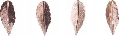 Zbukurinë Krishtlindjesh Home Styling Collection, varëse gjethe, set 4 copë, ngjyrë e artë