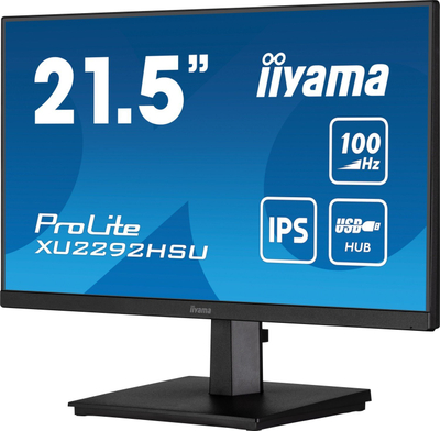 Monitor iiyama ProLite XU2292HSU-B6, 22", 100Hz, Full HD, i zi