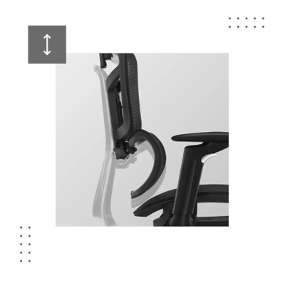Karrige zyre Mark Adler Expert 9.5, ergonomike, e zezë
