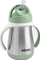 Шише за деца BEABA од нерѓосувачки челик, со сламка, 250 ml, зелена Sage