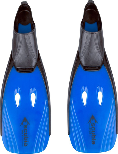 Pendla noti Escubia Fly Pro, nr. 37-38, për snorkeling, blu me të zezë