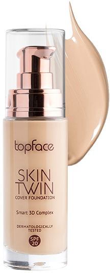 Pudër e lëngshme Top Face Skin Twin, 002, 32 ml