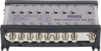 Amplifikator magistrale Eaton Telkom Telmor WS-909, 9 hyrje 9 dalje, satelit dhe tokësor, gri
