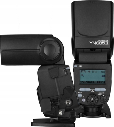Blic fotografik Yongnuo YN685 II, TTL HSS, për Canon, i zi