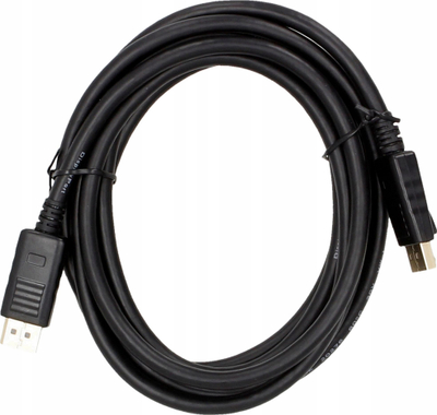Kabllo DisplayPort Pawonik, 3m, 4K UHD, e zezë