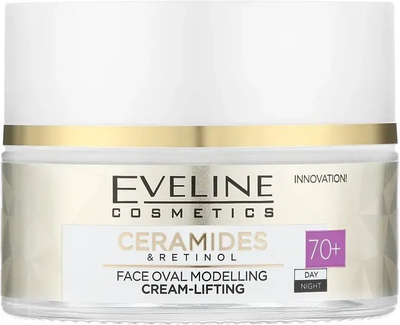Krem fytyre Eveline Ceramides & Retinol 70+, ditë natë, 50ml