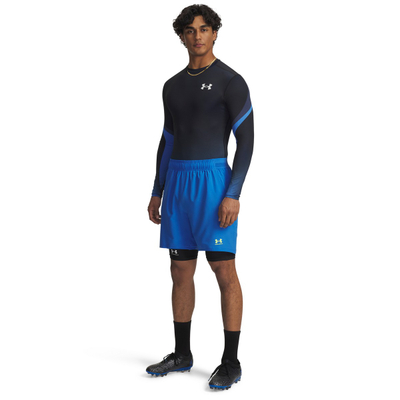 Pantallona të shkurtra Under Armour UA Challenger Pro, meshkuj, blu/verdhë