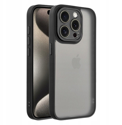 Mbulesë telefoni OEM VARIETE për iPhone 17 Pro, me xham te kamera, e zezë