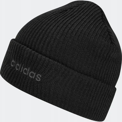 Kapelë dimri adidas Classic IB2649, e thurur, poliester, e zezë