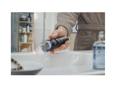 Trimmer për mjekër Philips BT3660/15, tehe metalike, i zi