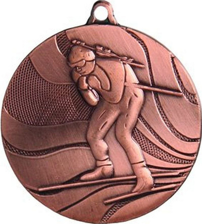 Medalje skijimi Victoria Sport, 5cm, e bronztë