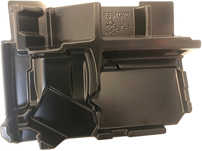 Insert kasete Makita 8351G2-0, 380 x 285 x 75 mm, për lëmueset DBO480 DBO484, i zi